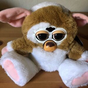 Furby Plush Electronic Toy - Brown, White & Pink